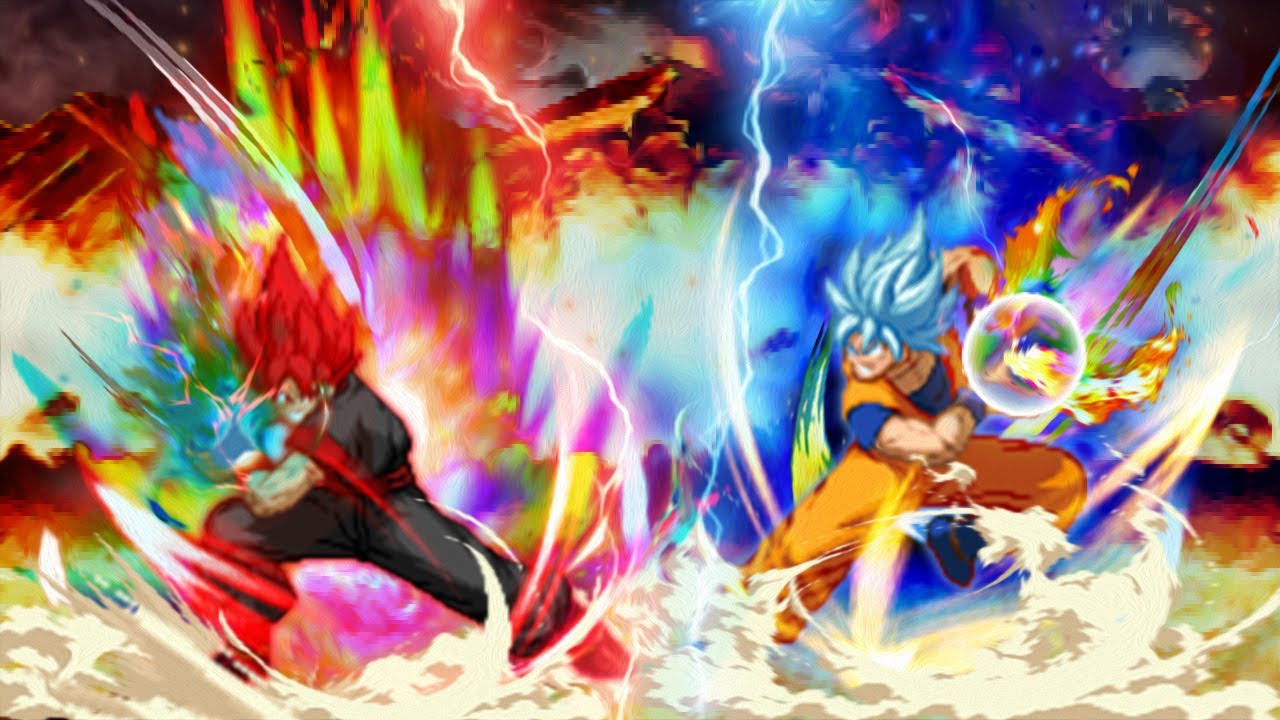 Dragon Ball Super MUGEN Evil Goku vs Son Goku