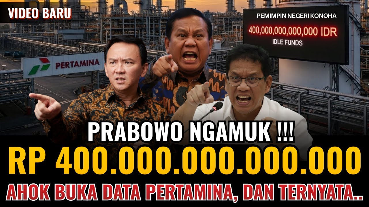 Duit 400 Triliun 'Tidur'! Ahok & Purbaya Bongkar Rahsia Terbesar Pertamina! #prabowo #ahok #purbaya