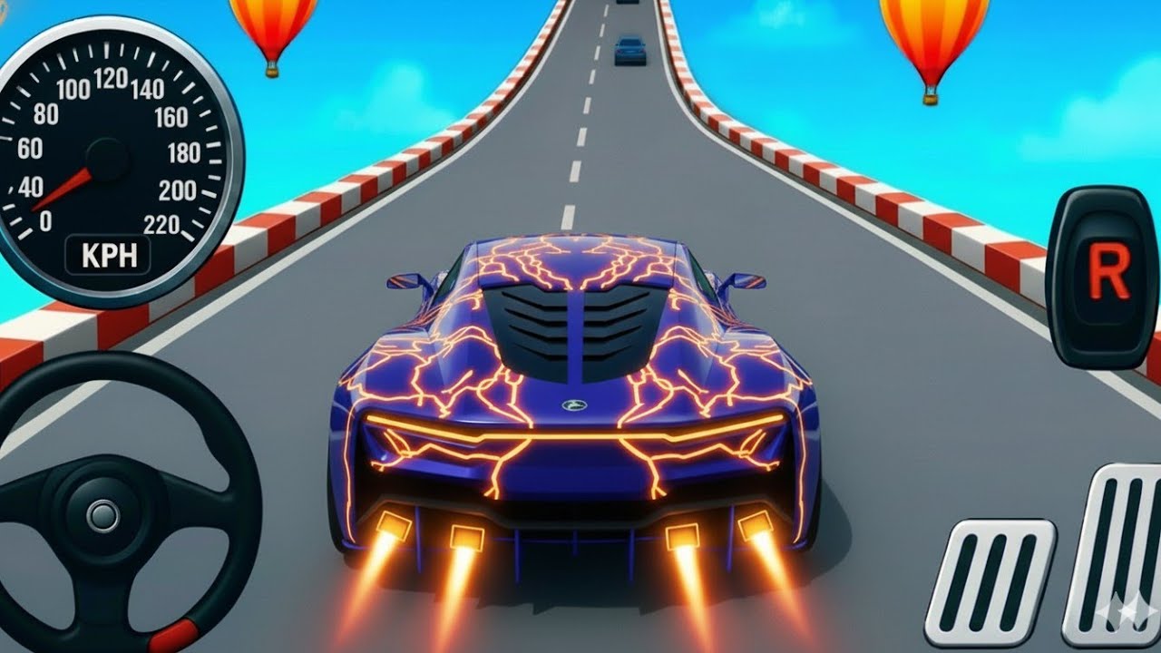 Mega Ramp Monster Car Racing 3D – Insane Impossible Ramp Stunts Extreme Android Gameplay 2026 🚗🔥🎮