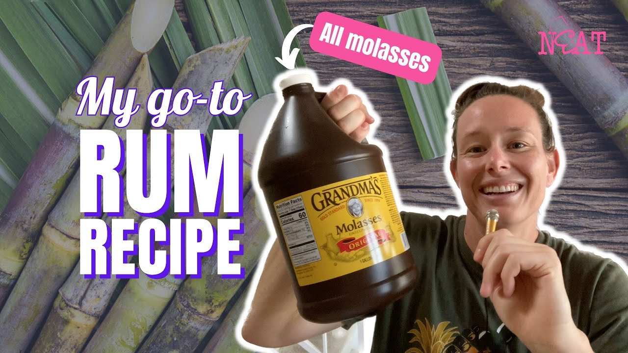 This is the first batch of rum you should make! My tried and true all-molasses rum recipe!