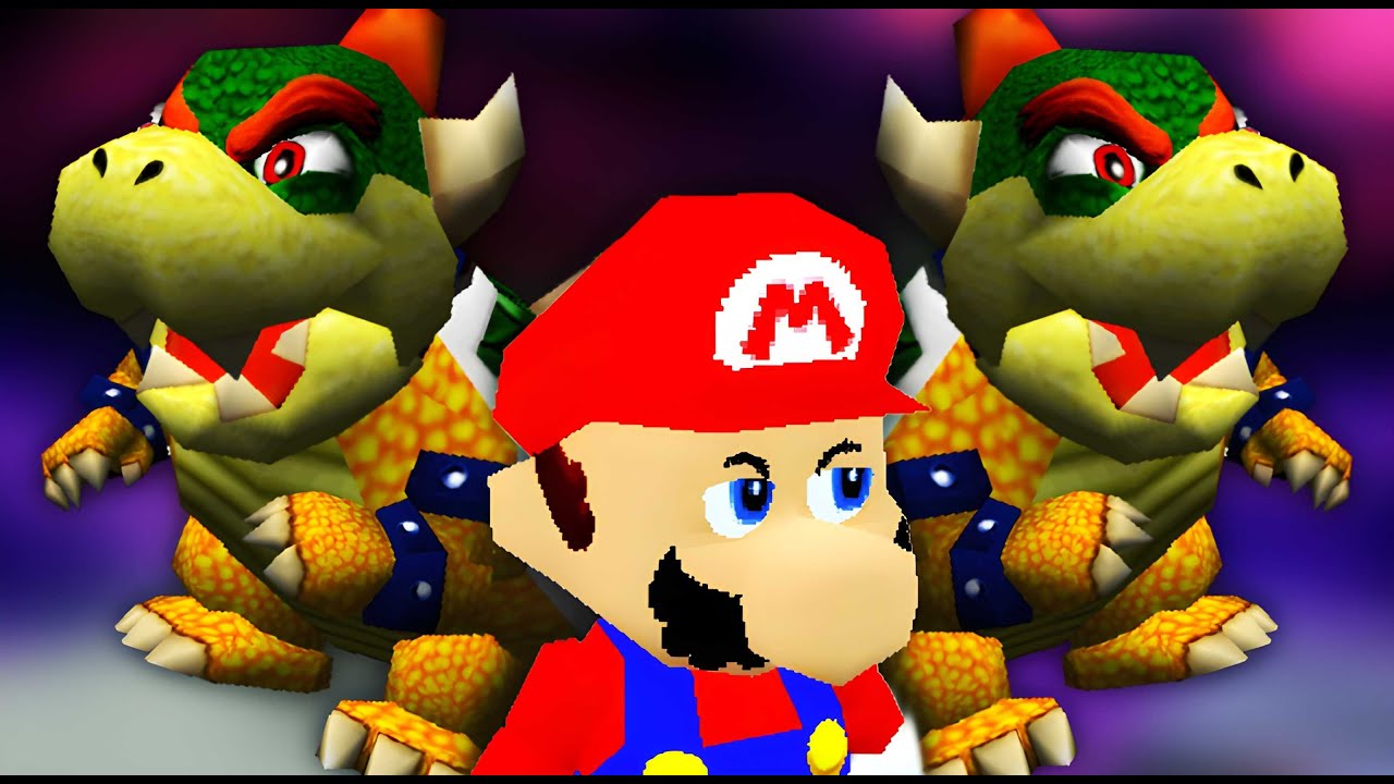 Mario 64 pero me persiguen 15 lagartonas!!!