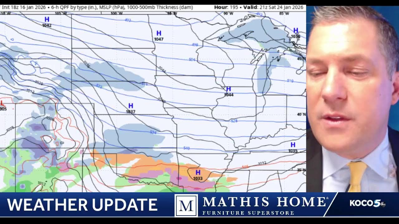 Blowing dust + Bitter Cold + Snow chances