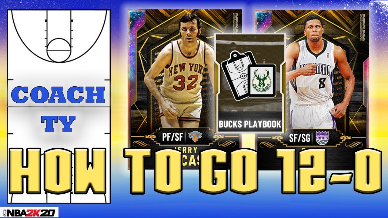 HOW TO GO 12-0 FOR GALAXY OPAL RUDY GAY AND JERRY LUCAS IN NBA 2K20 MYTEAM!
