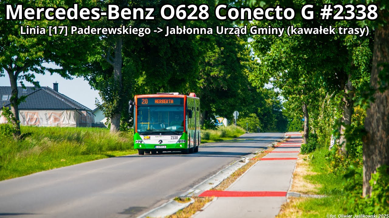 ♪ ZF ♪ MPK Lublin. Linia [17] [Mercedes-Benz O628 Conecto G #2338]