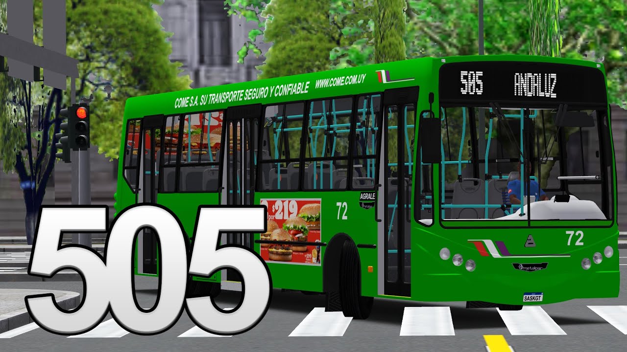 【 OMSI 2 】— Linea 505 - COMESA | Mapa Montevideo Ficticio v2.5