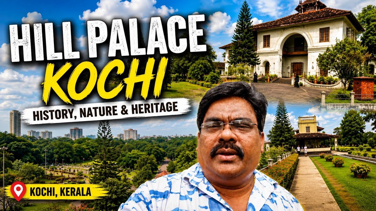 சந்திரமுகி மலையாள சினிமா இங்கு தான் எடுக்கப்பட்டது|| Exploring Hill Palace||Royal Palace Tour