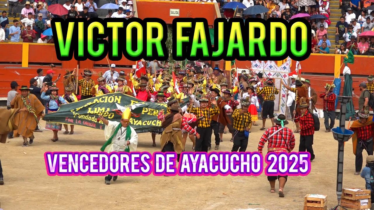 PROVINCIA FAJARDO EN VENCEDORES DE AYACUCHO 2025 FEDIPA PLAZA DE ACHO