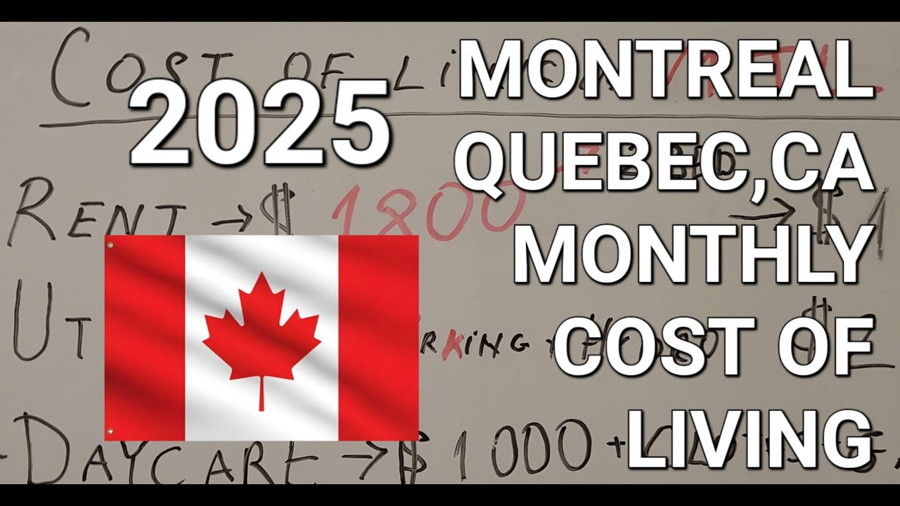 Cost of LIVING For FAMILY of Three In Montreal, Quebec, Canada 🇨🇦 Co&ucirc;t mensuel de la vie &agrave; Montr&eacute;al