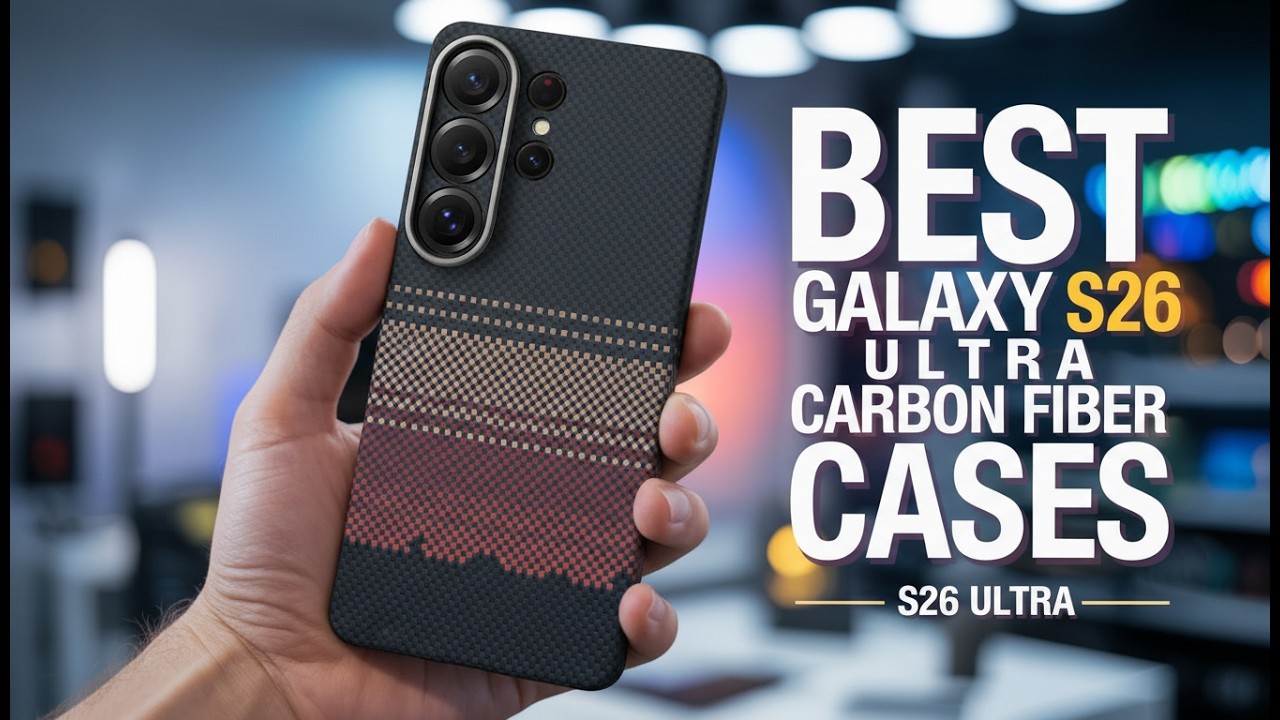 Топ-5 лучших чехлов из углеродного волокна для Galaxy S26 Ultra!✅