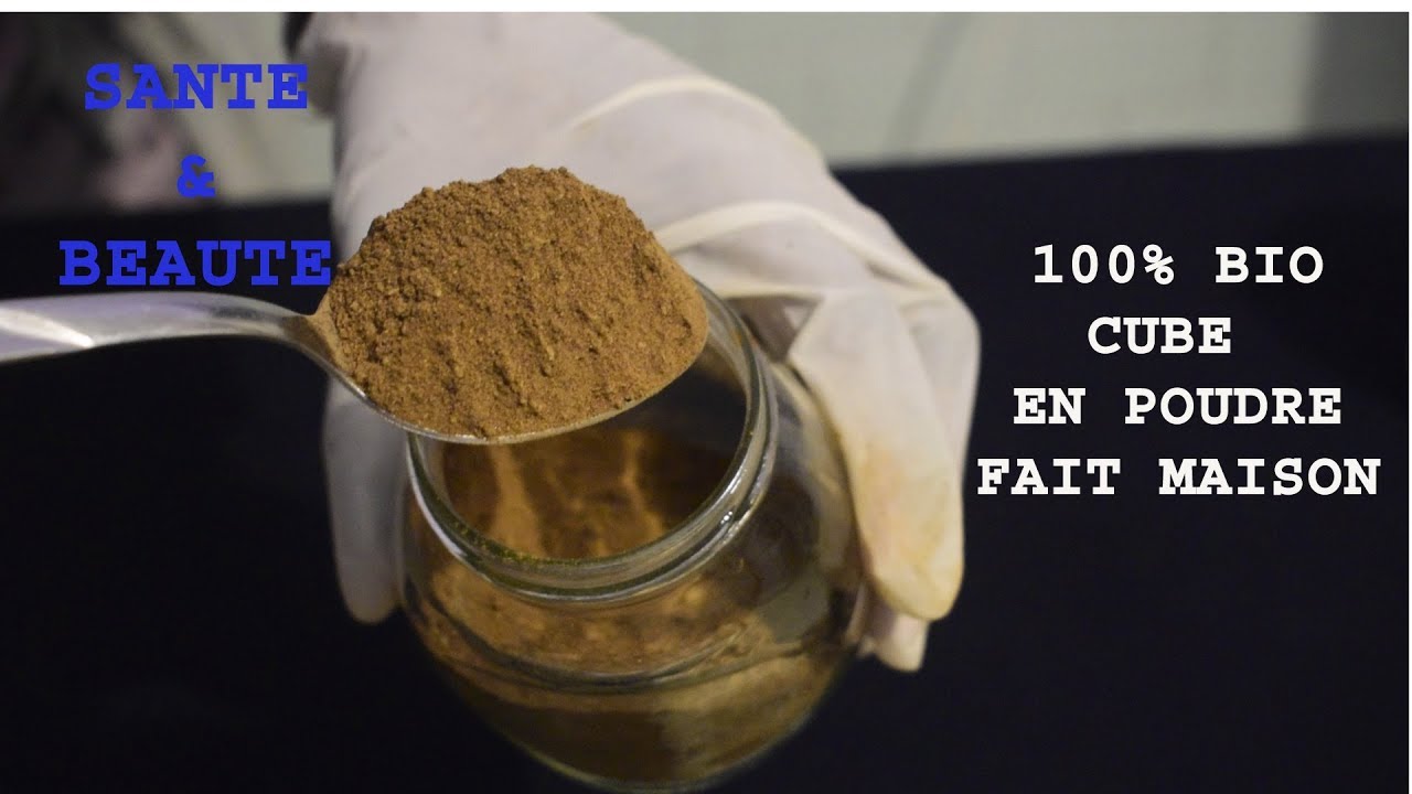 (TUTO ) 100 %  BIO  COMMENT FAIRE LE CUBE EN POUDRE