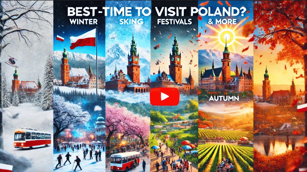 🌞 Best Time to Visit Poland  ,For Perfect Weather! 🇵🇱🏰