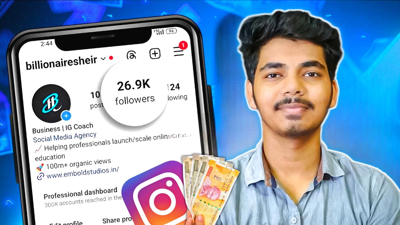 Instagram Theme Page Full Course: Scratch to Master 🔥| Earn Money From Instagram Telugu