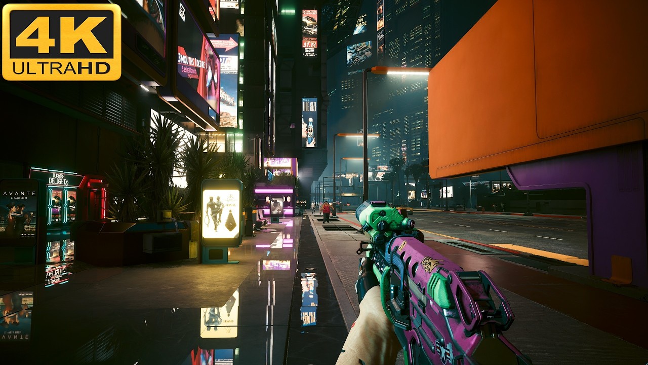 Cyberpunk 2077 Maximum Ray Tracing 4K PC Gameplay