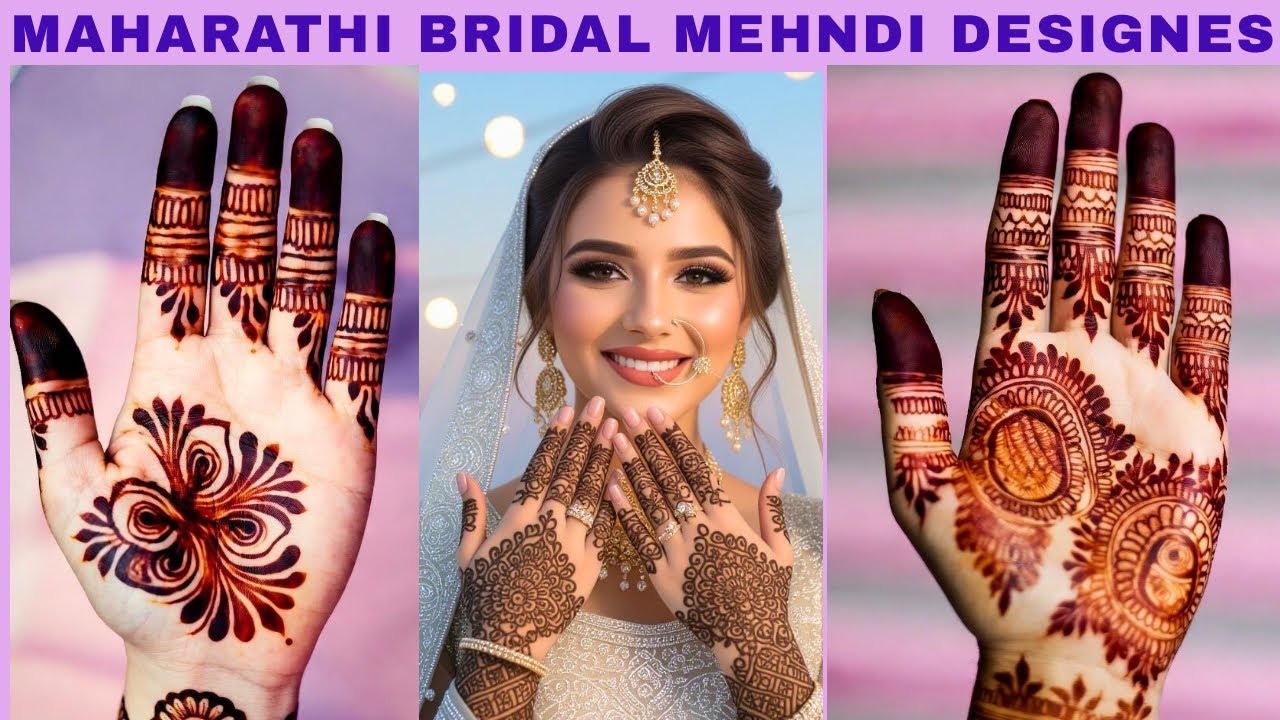 Marathi Bridal Mehndi Designs Latest Pack 145 | Full Hand Henna Mehandi |