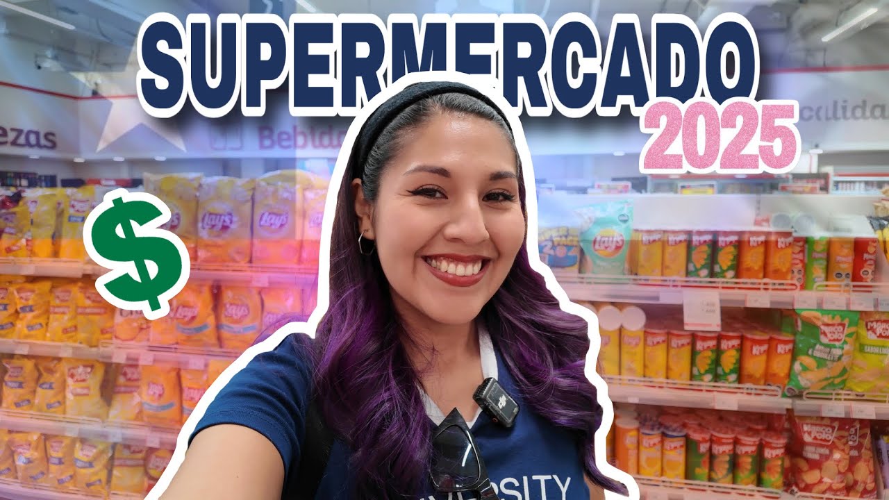 CUANTO GASTA una familia CHILENA en el SUPERMERCADO 2025 🤑🇨🇱
