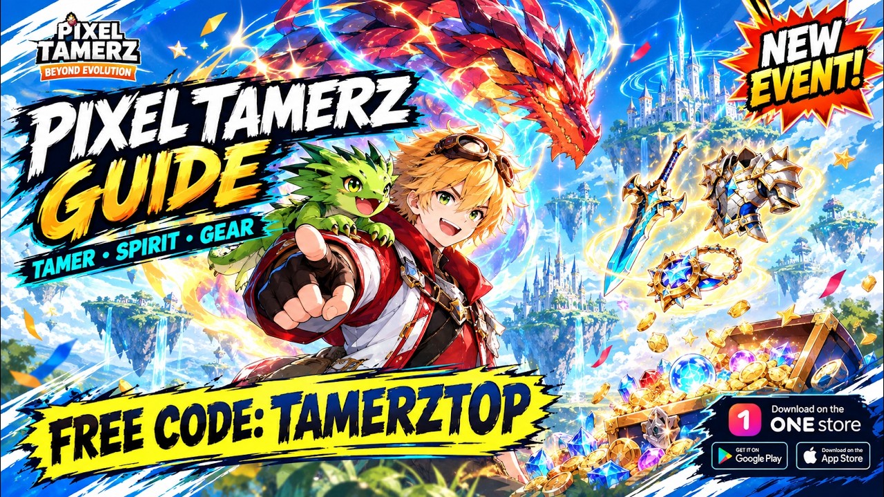 Pixel Tamerz Beginner Guide | Event, Tamers, Spirits, Gear & FREE Gift Code