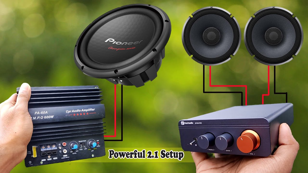 Fosi BT20A Pro + PA60A Car Amplifier | Powerful 2.1 Setup !!
