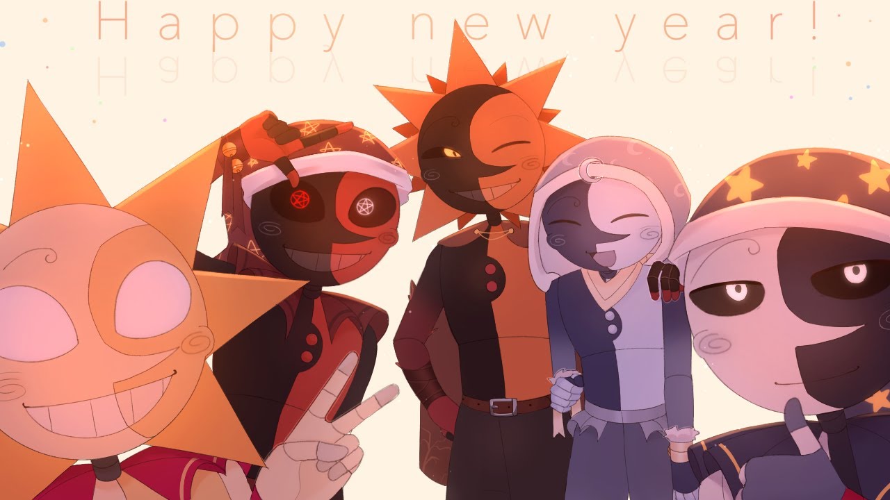 Merry Christmas and happy new year! (But it’s very late) [Sun and moon show animatic]