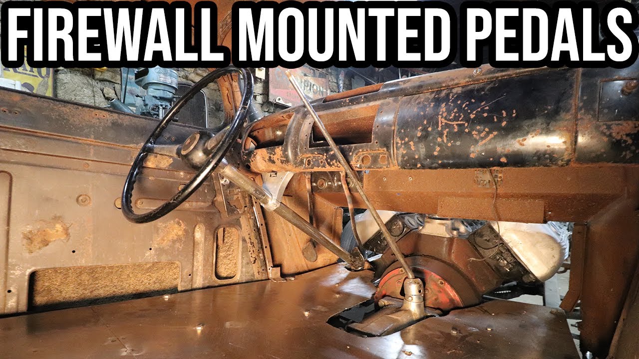 Изготовление педалей на заказ для Ford 3 Window 1933 года, устанавливаемых на брандмауэр