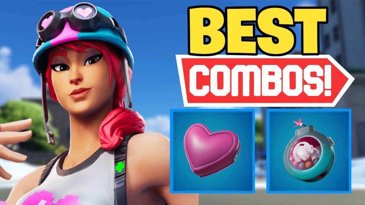 *NEW* BEST BULLSEYE SKIN [PIXEL HEART STYLE] [VALENTINE'S DAY 2022] COMBOS! | Fortnite Battle Royale