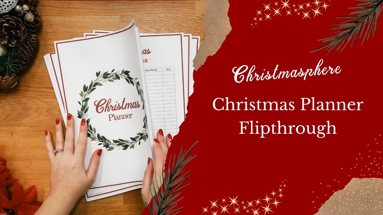 Ultimate Christmas Planner Flip Through | Christmas Organisation | Christmasphere