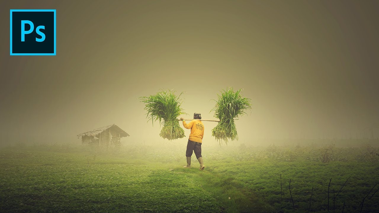 Photoshop Manipulation Tutorial Effects - Human in the Fog