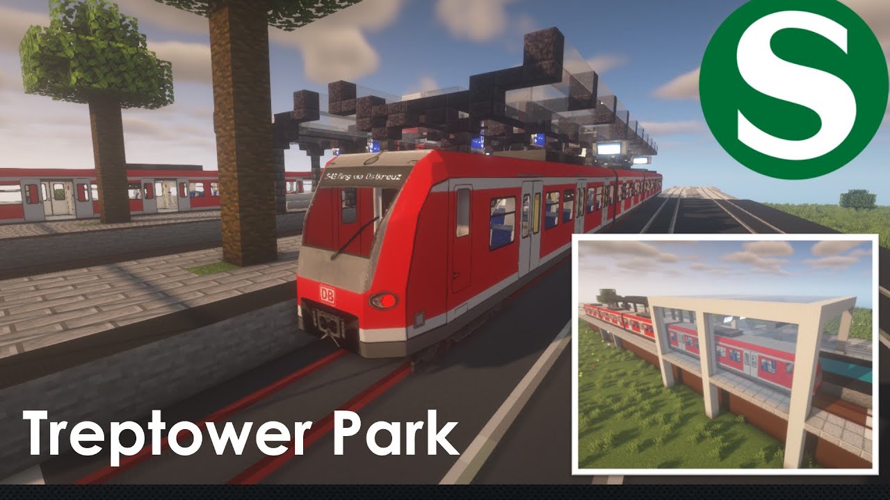 Berliner S-Bahn in Minecraft! | Folge 22 (der neue Treptower Park)