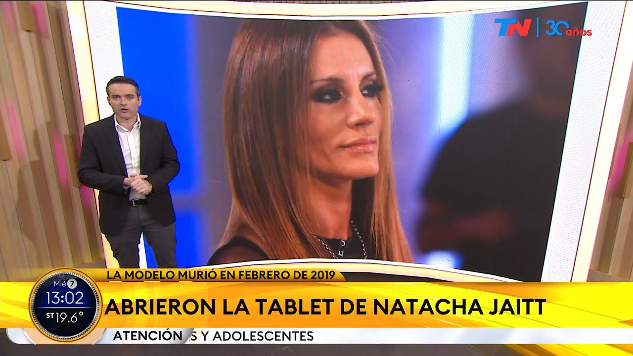 Abrieron la tablet de Natacha Jaitt: 