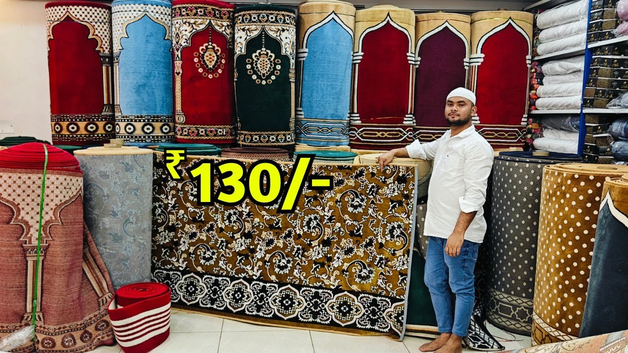 Charminar Carpets Velvet Janamaz Cheap Price Prayer Mat Turkish Center Carpet wholesale