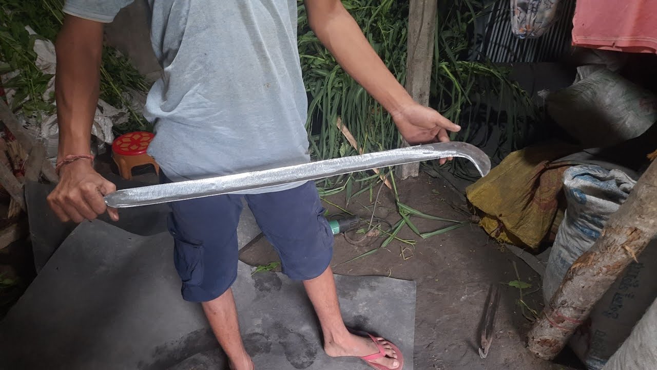 চার হাত লম্বা রাম দাও তৈরি 