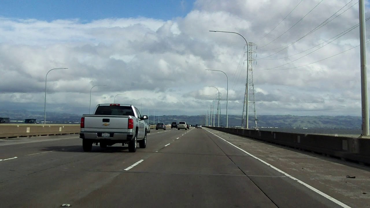 San Mateo-Hayward Bridge eastbound