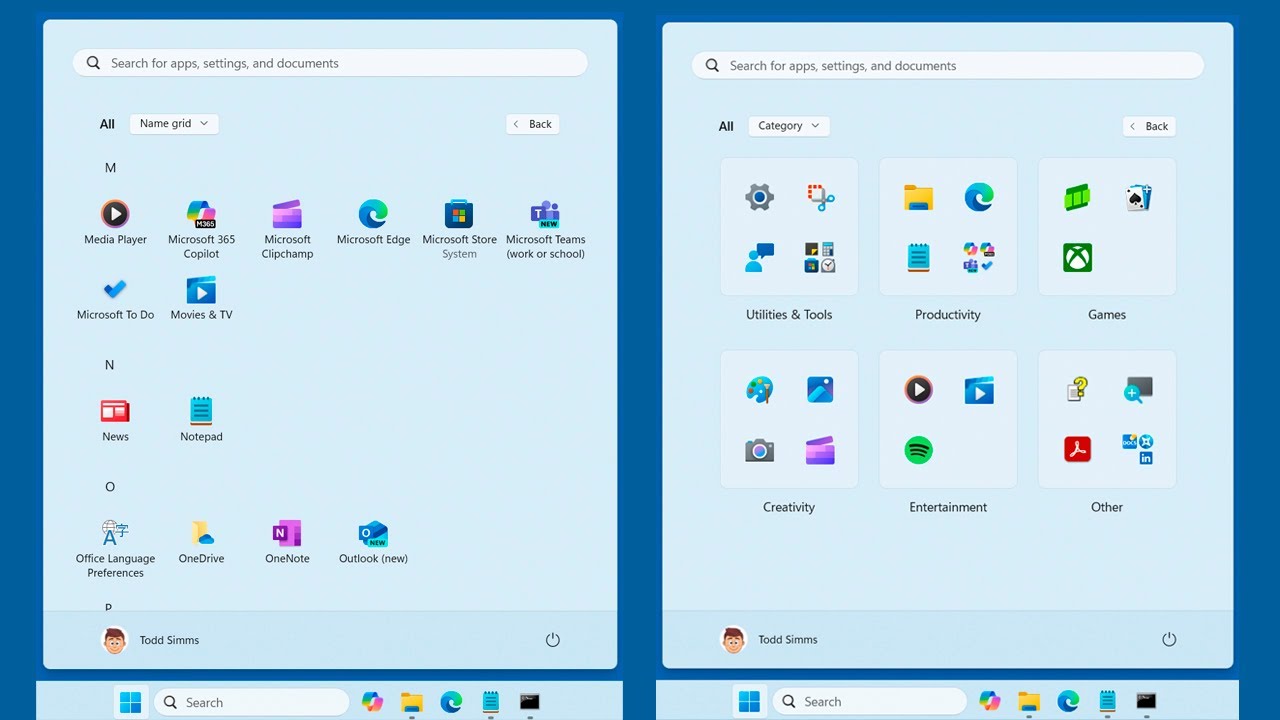How to Enable the New Windows 11 All Apps Start Menu Categories