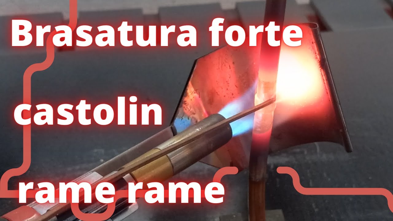 Saldatura brasatura forte rame rame - Copper copper hard brazing soldering
