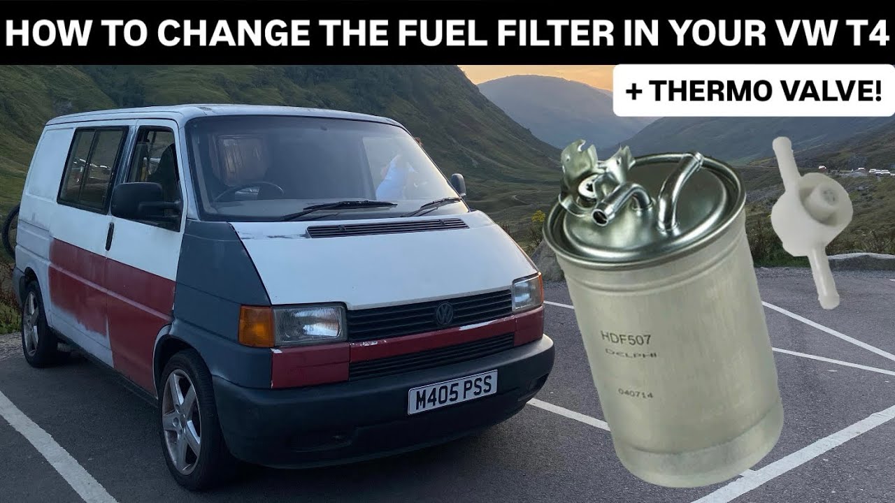 How to easily change the Fuel Filter + Thermo Valve in your VW T4!