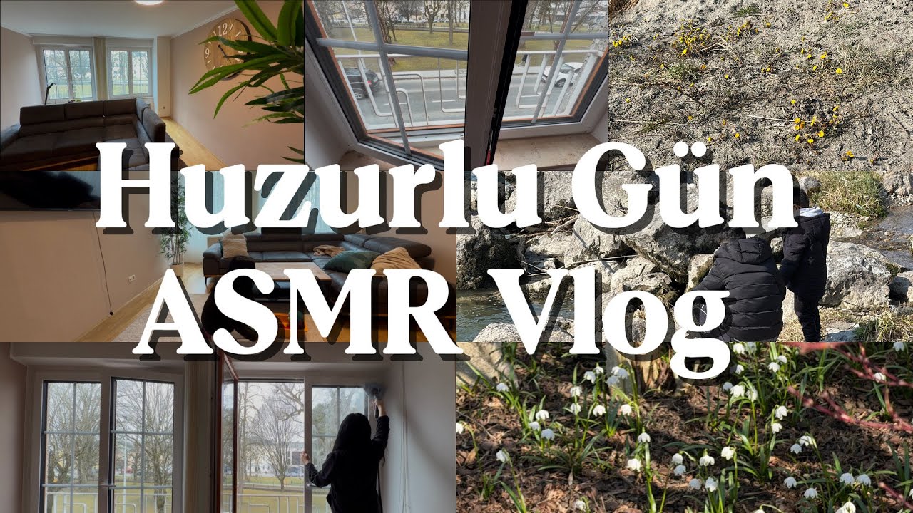 ASMR Dip Köşe Temizlik 🧼✨ Sonrası Ailece Kanal Boyu Yürüyüş 🌿