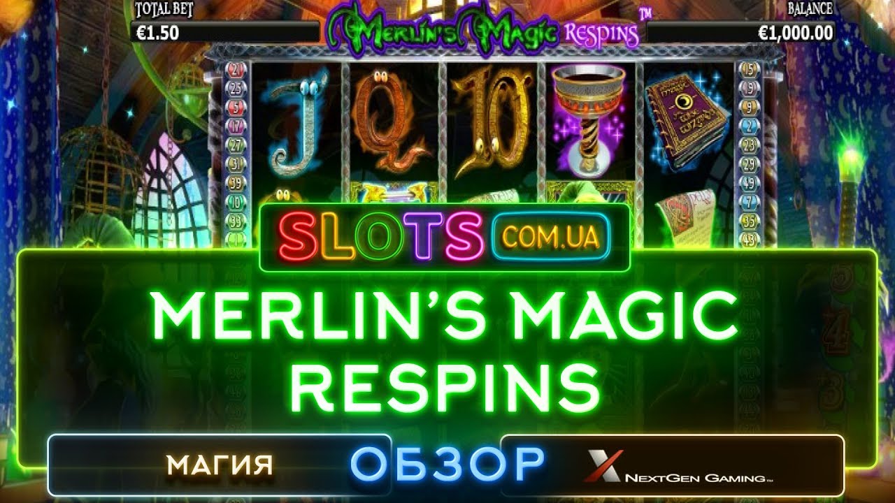 Видеообзор игрового автомата Merlin&rsquo;s Magic Respins от NextGen