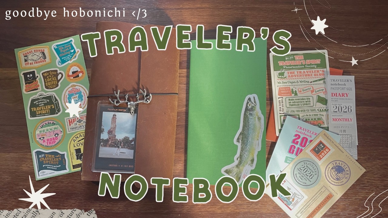 ☾ Traveler's Notebook 2026 Haul + DIY Cover Tour