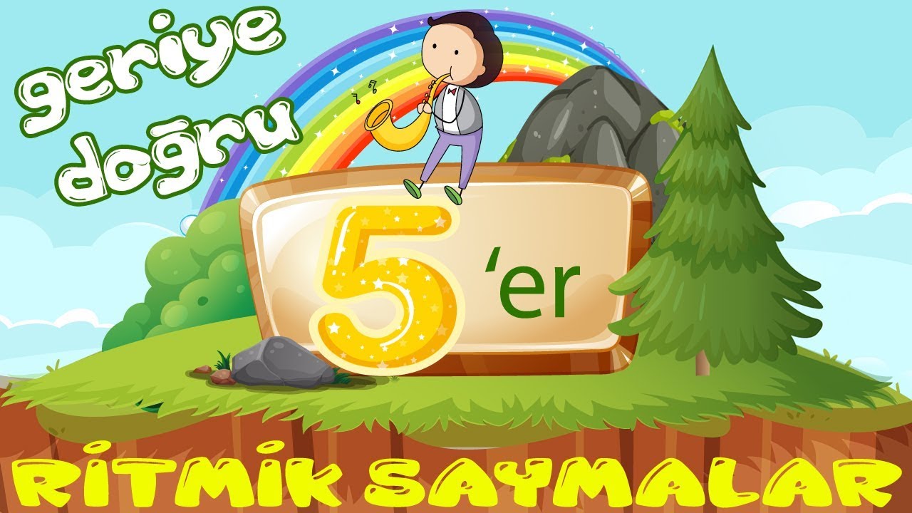 50'den Geriye Doğru 5'er Ritmik Sayma