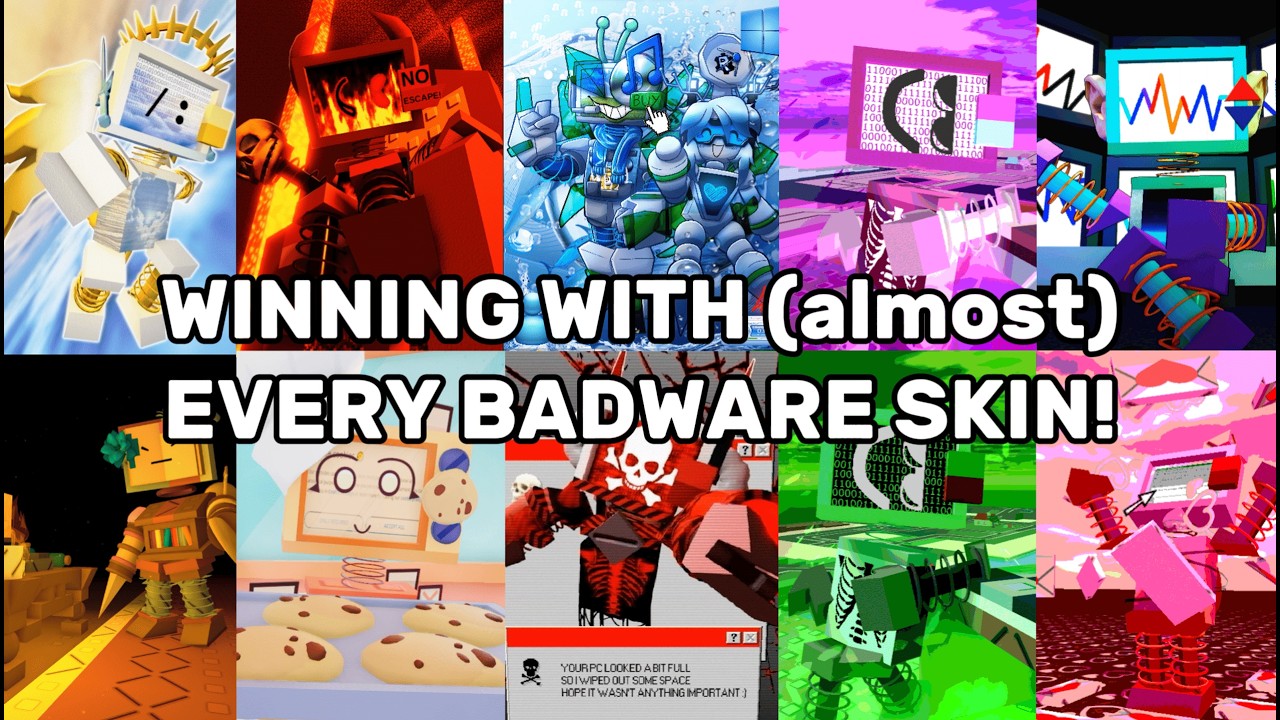 Winning with (almost) EVERY Badware skin!