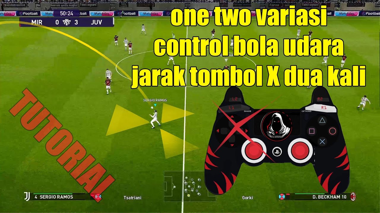 TRIK MENGONTROL BOLA UDARA DAN TRIK ONE TWO VARIASI