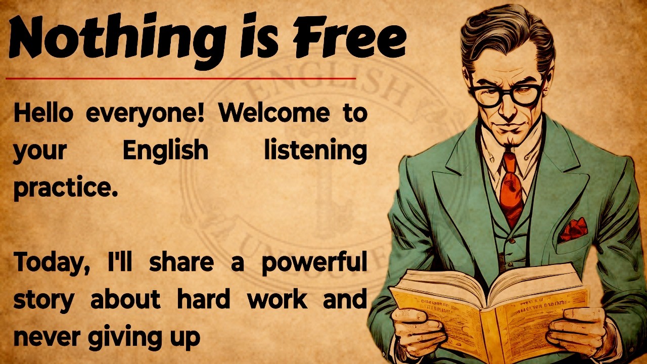 Nothing is Free || Learn English Through Story Level 1 🔥 || English Listening Practice ✅