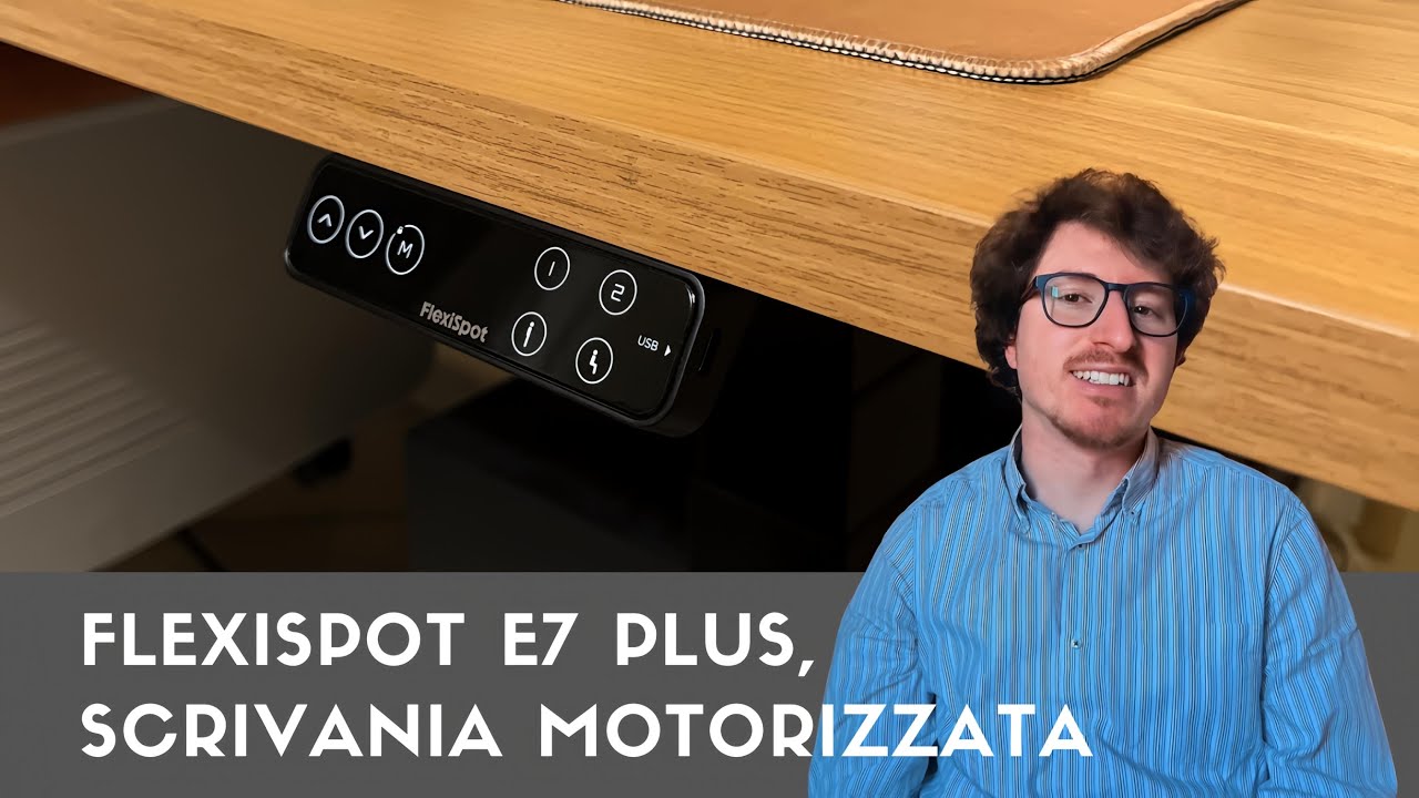 Scrivania motorizzata FlexiSpot E7 Plus: seduti o alzati in un clic
