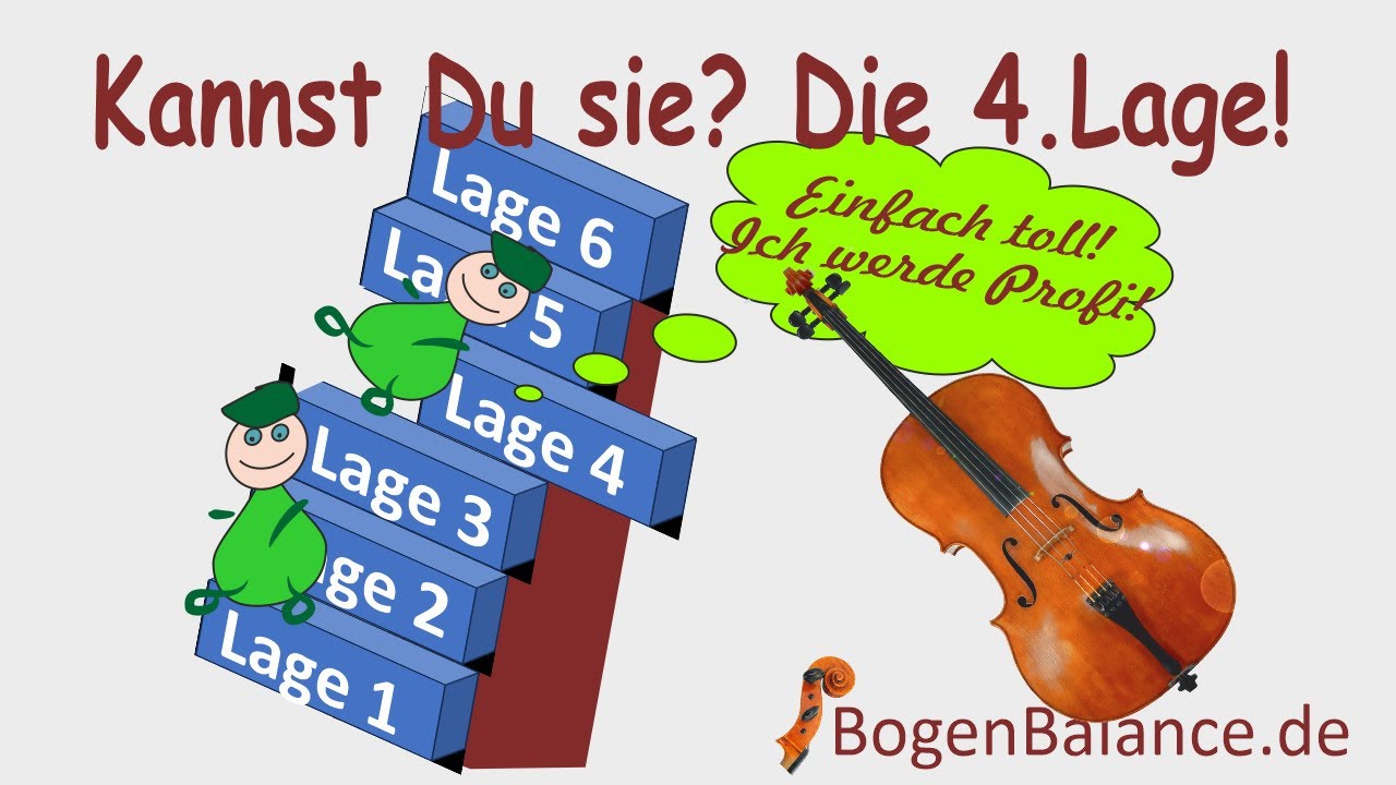 Die vierte Lage am Cello