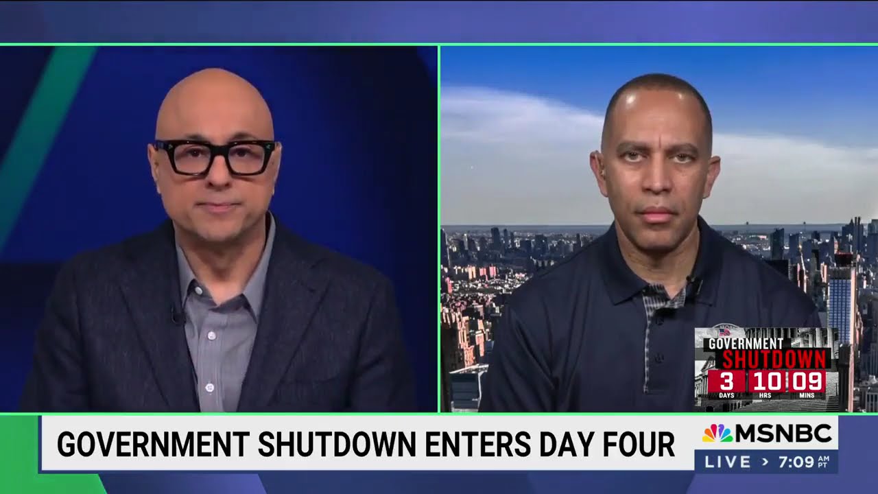 Leader Jeffries on MSNBC's Velshi