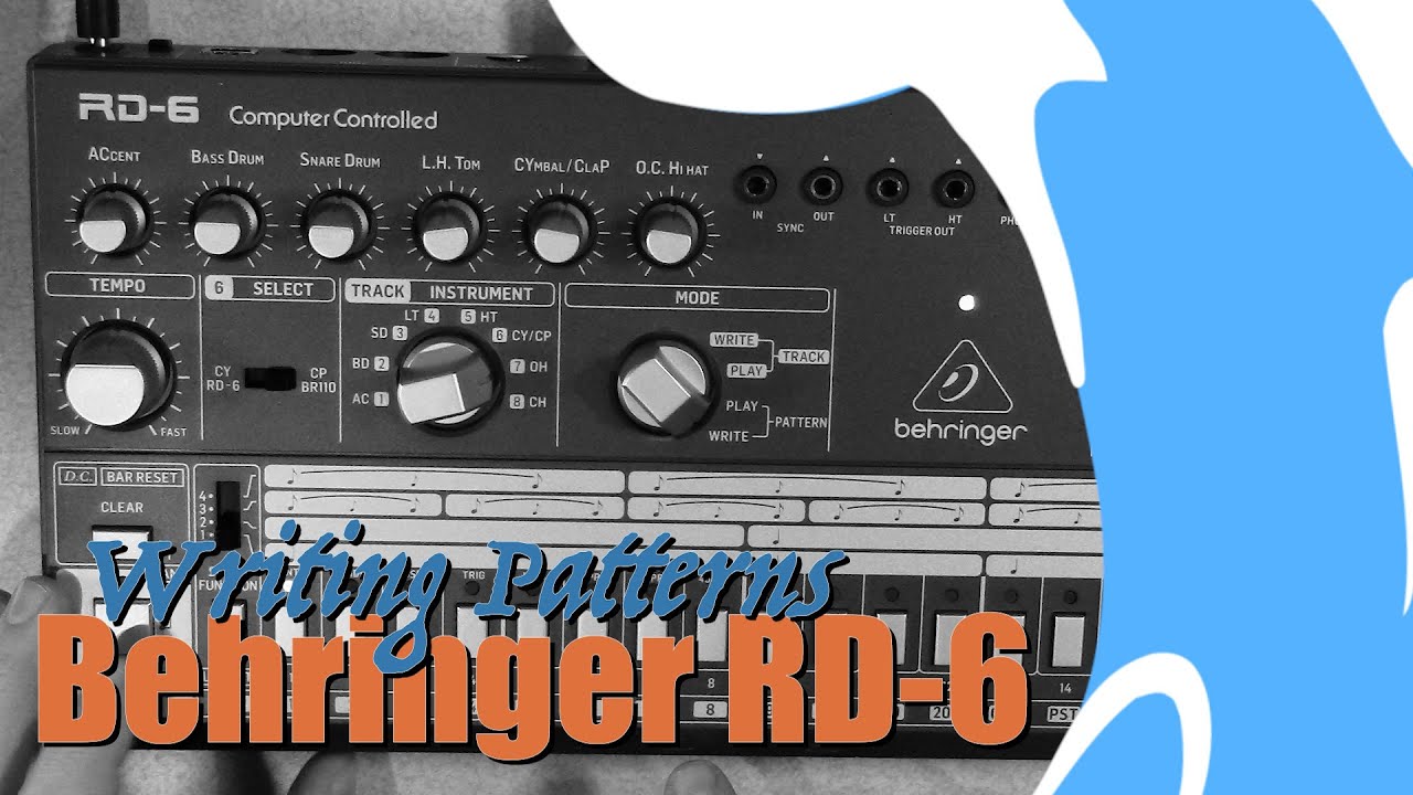 Writing Patterns on the Behringer RD-6