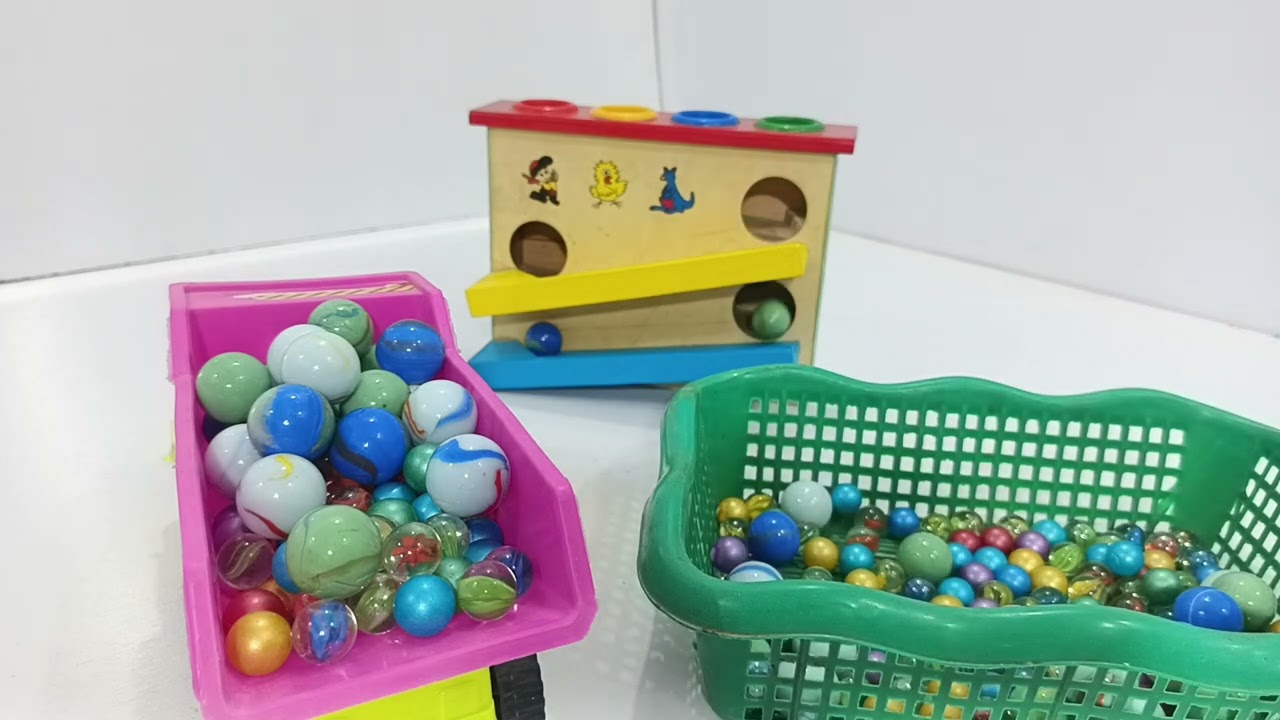 Marble run race HABA track basket truck Satisfying ASMR Toys