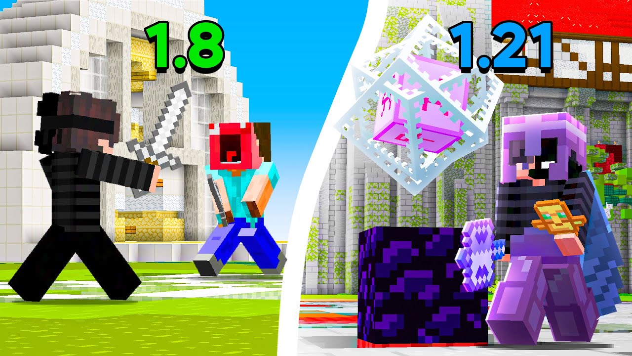 Um Jogador do PVP Antigo Testando o Novo PvP do Minecraft