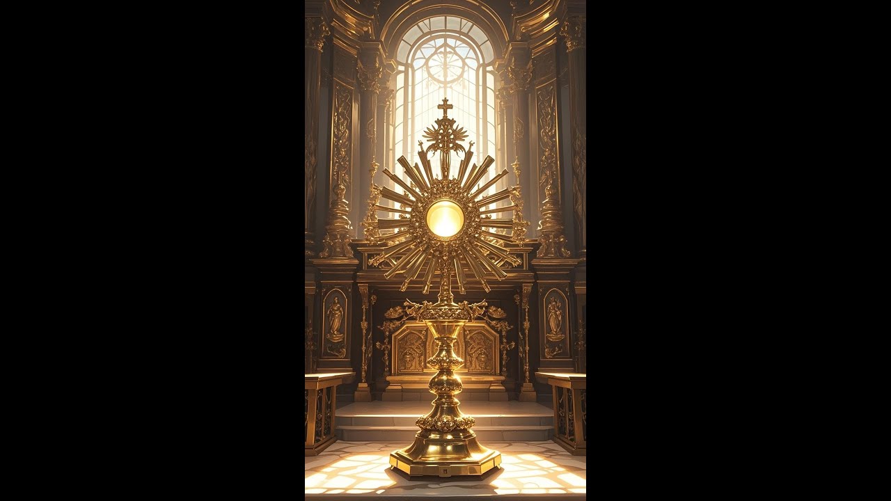 Blessed Sacrament Evening – 5 Minutes with Jesus for Peace Before Sleep 🌆