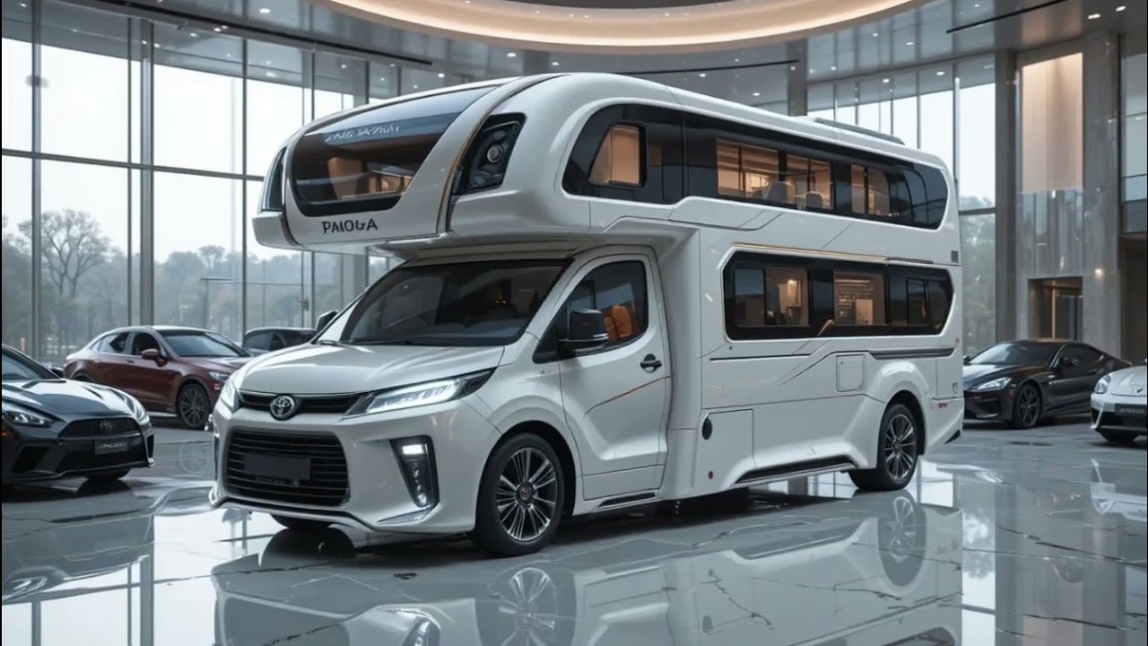 Toyota 4x4 luxury motorhome double decker camper future truck powerful and Review for ride update  