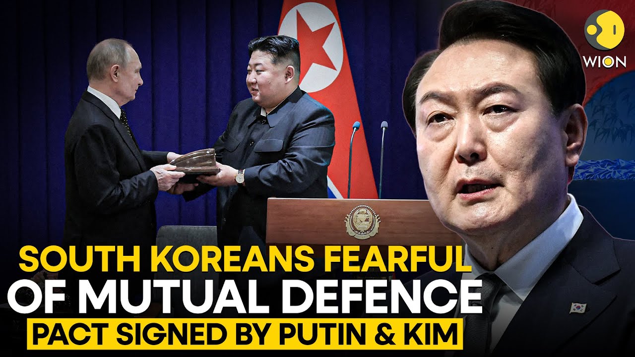Why are South Koreans worried about mutual defence pact signed by Putin and Kim? | WION Originals